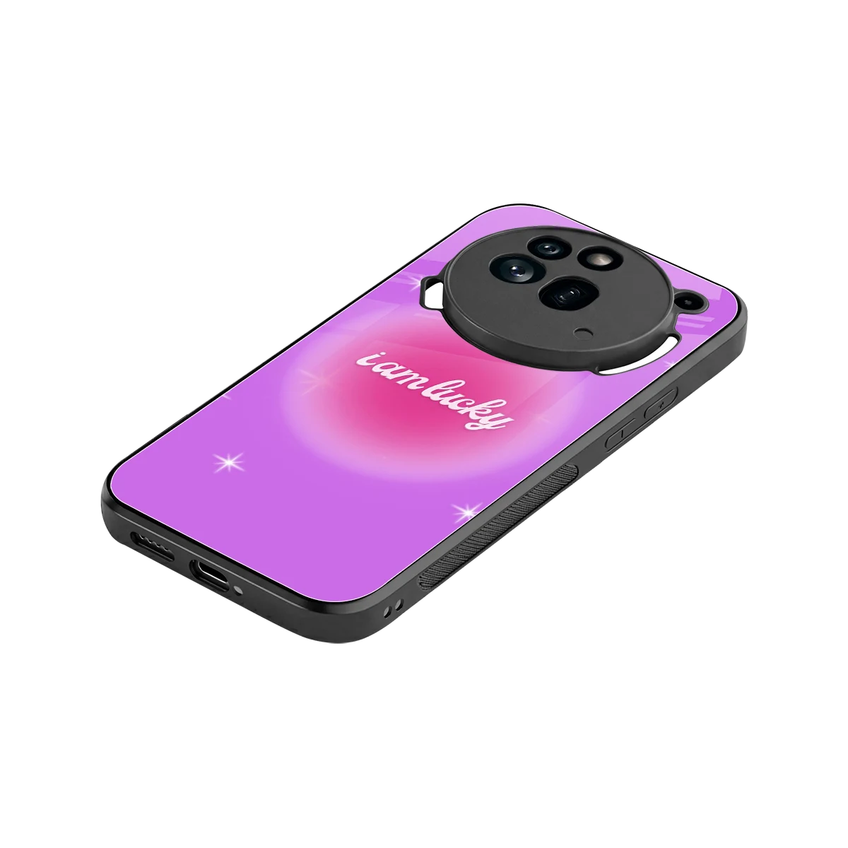Lucky Me stylish phone case for nothing phone 3a pro | glossy glass and slim fit