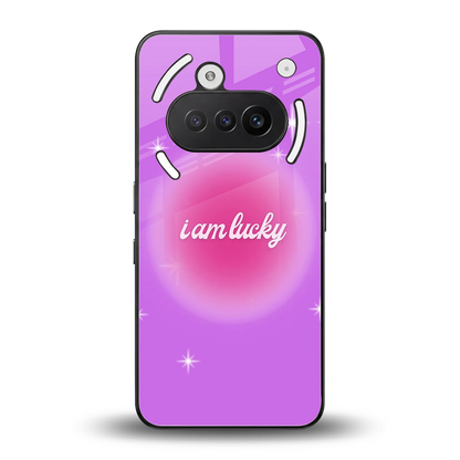 Lucky Me back phone cover | glass case for nothing phone 3a