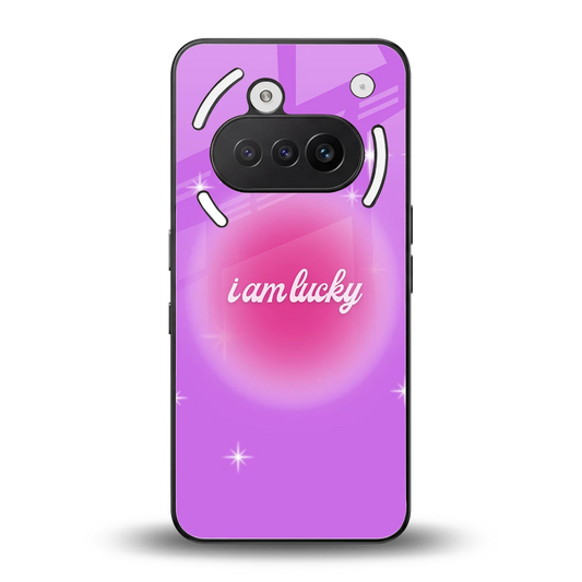 Lucky Me back phone cover | glass case for nothing phone 3a