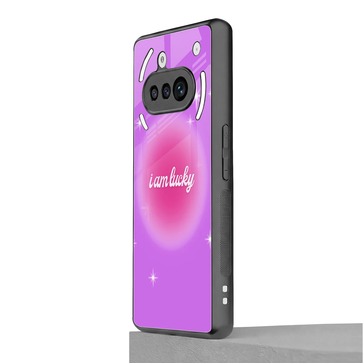 Lucky Me nothing phone 3a mobile cover | shockproof glass phone case