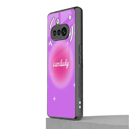 Lucky Me nothing phone 3a mobile cover | shockproof glass phone case