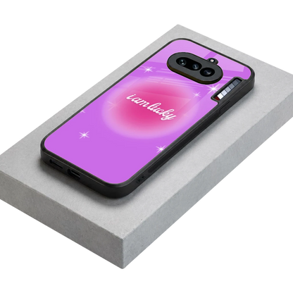 Lucky Me stylish phone case for nothing phone 4a | glossy glass and slim fit