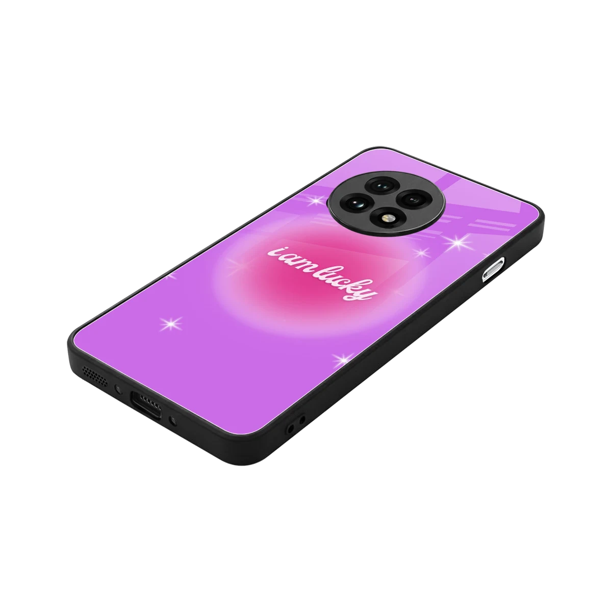 Lucky Me stylish phone case for oneplus 13r | glossy glass and slim fit