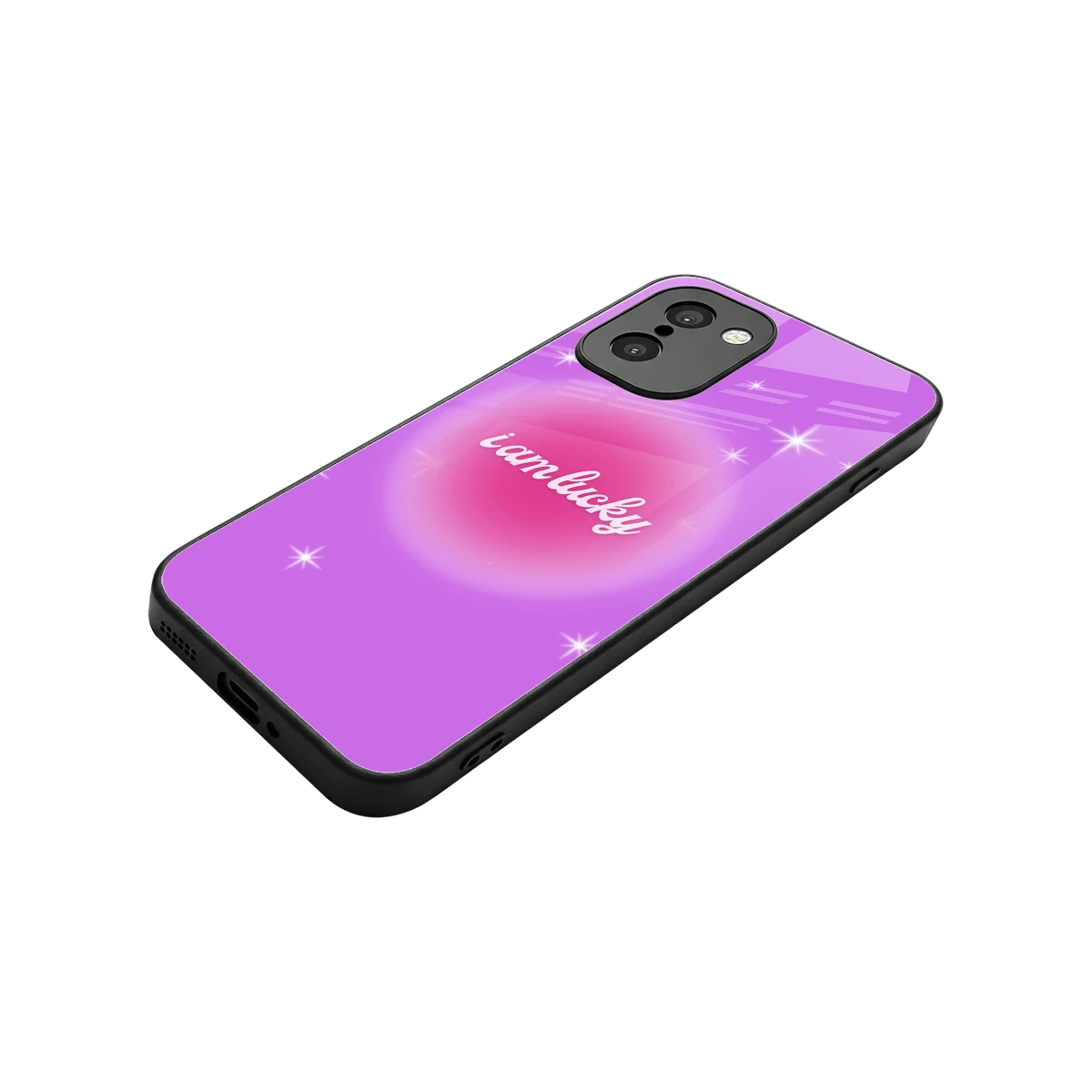 Lucky Me stylish phone case for oneplus 15r | glossy glass and slim fit