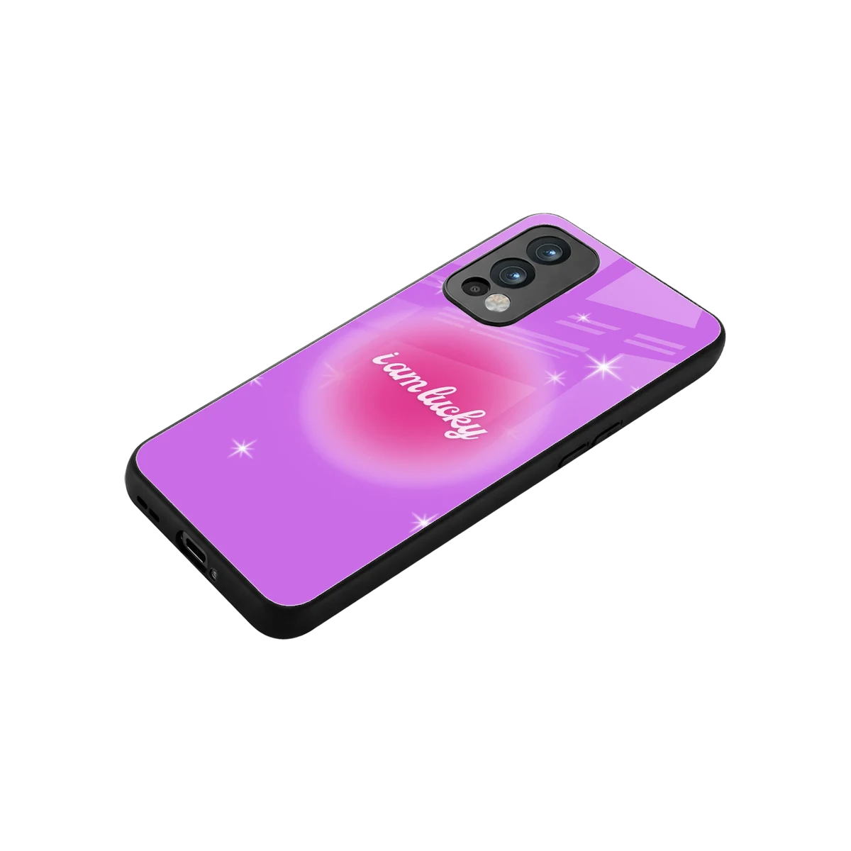 Lucky Me stylish phone case for oneplus nord 2 | glossy glass and slim fit