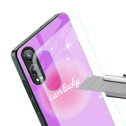 Lucky Me stylish phone case for oneplus nord ce 4 lite | glossy glass and slim fit