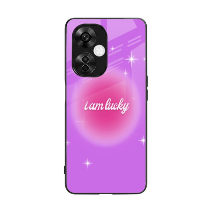 Lucky Me back phone cover | glass case for oneplus nord ce 3 lite