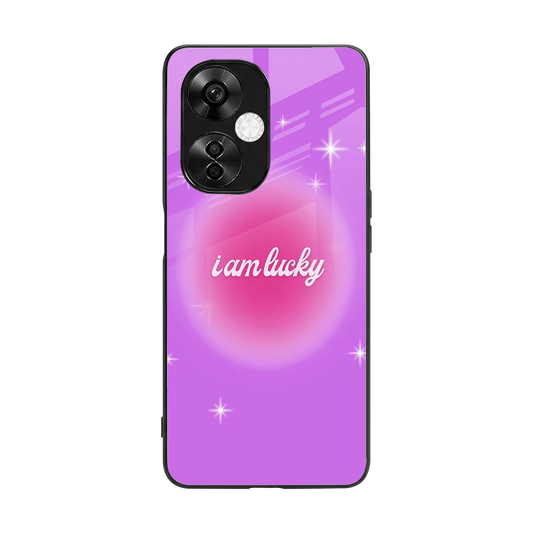 Lucky Me back phone cover | glass case for oneplus nord ce 3 lite