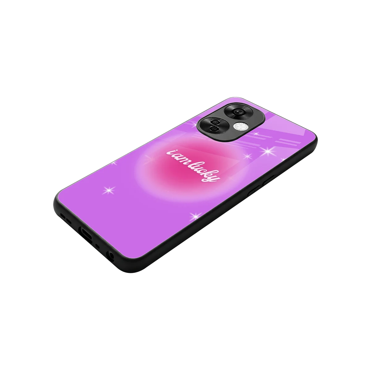 Lucky Me stylish phone case for oneplus nord ce 3 lite | glossy glass and slim fit