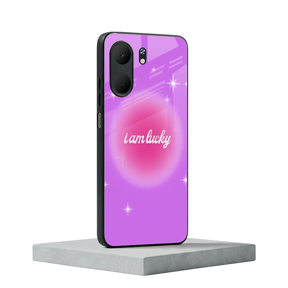 Lucky Me oppo a5x 5g mobile cover | shockproof glass phone case