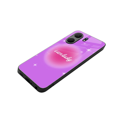 Lucky Me stylish phone case for oppo a5x 5g | glossy glass and slim fit