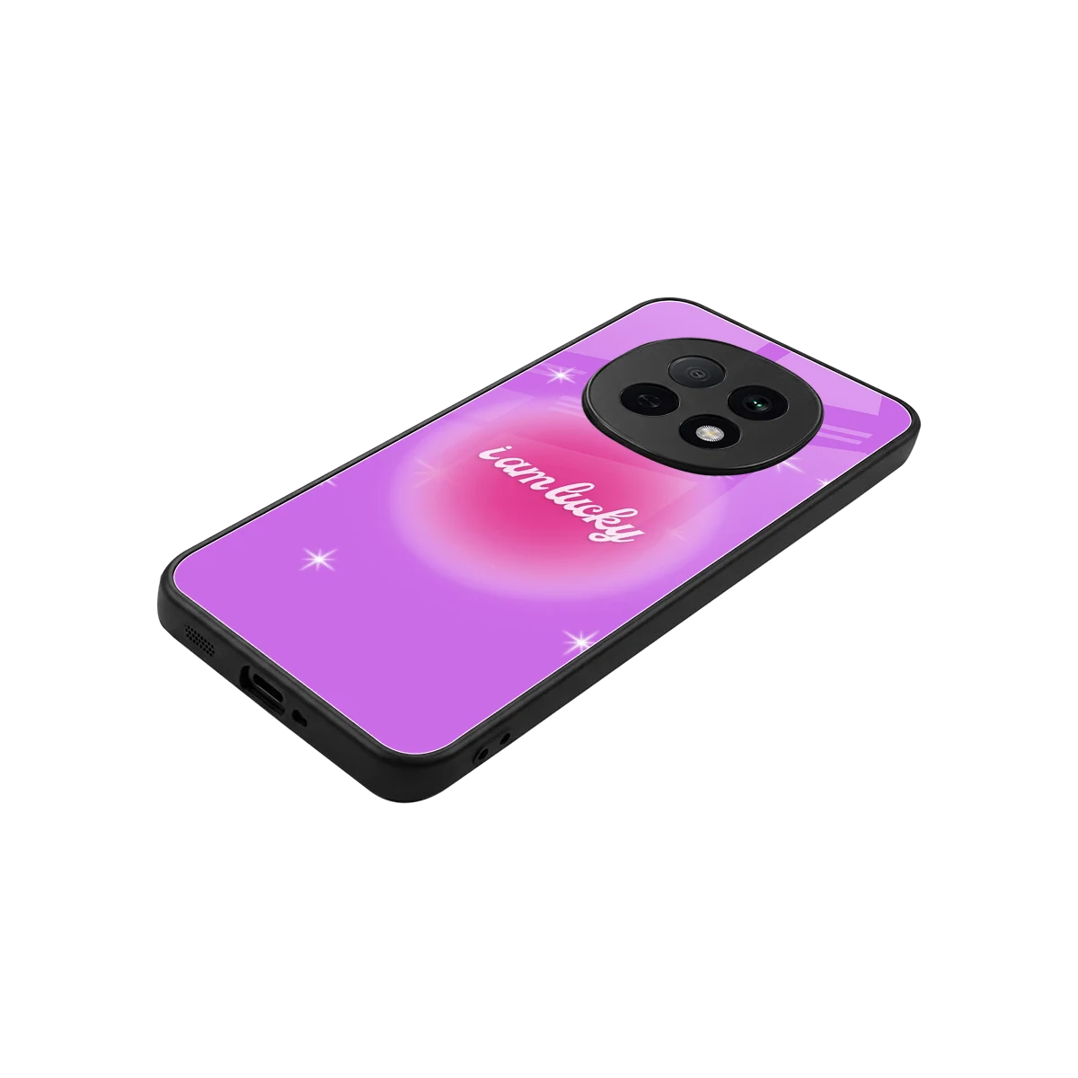 Lucky Me stylish phone case for oppo f29 pro 5g | glossy glass and slim fit