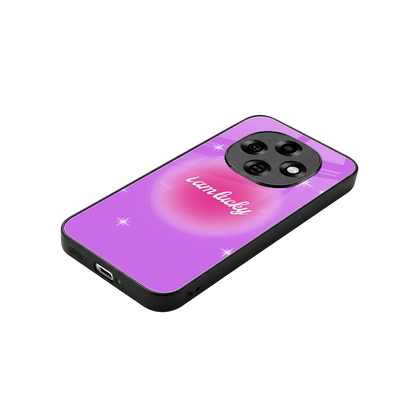 Lucky Me stylish phone case for oppo f31 pro 5g | glossy glass and slim fit