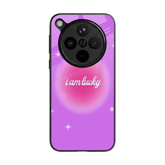 Lucky Me back phone cover | glass case for oppo find x8