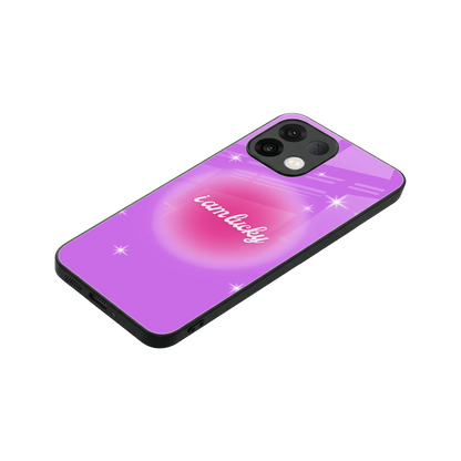 Lucky Me stylish phone case for oppo k13 5g | glossy glass and slim fit