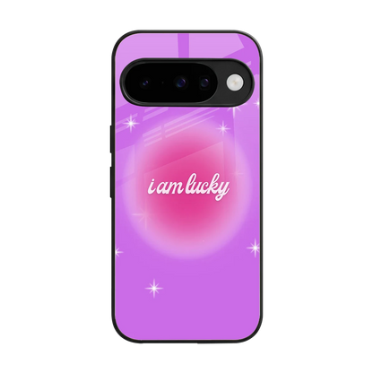 Lucky Me back phone cover | glass case for google pixel 10
