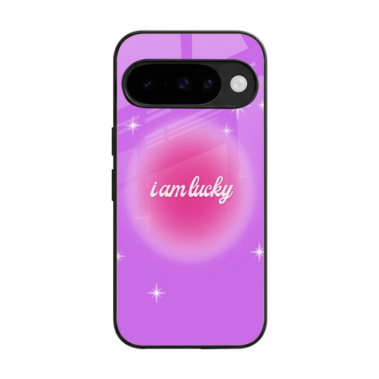 Lucky Me back phone cover | glass case for google pixel 10