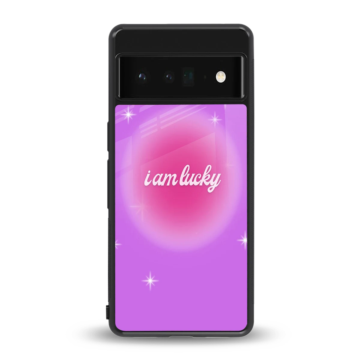 Lucky Me back phone cover | glass case for google pixel 6 pro