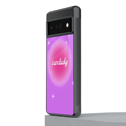 Lucky Me stylish phone case for google pixel 6 pro | glossy glass and slim fit