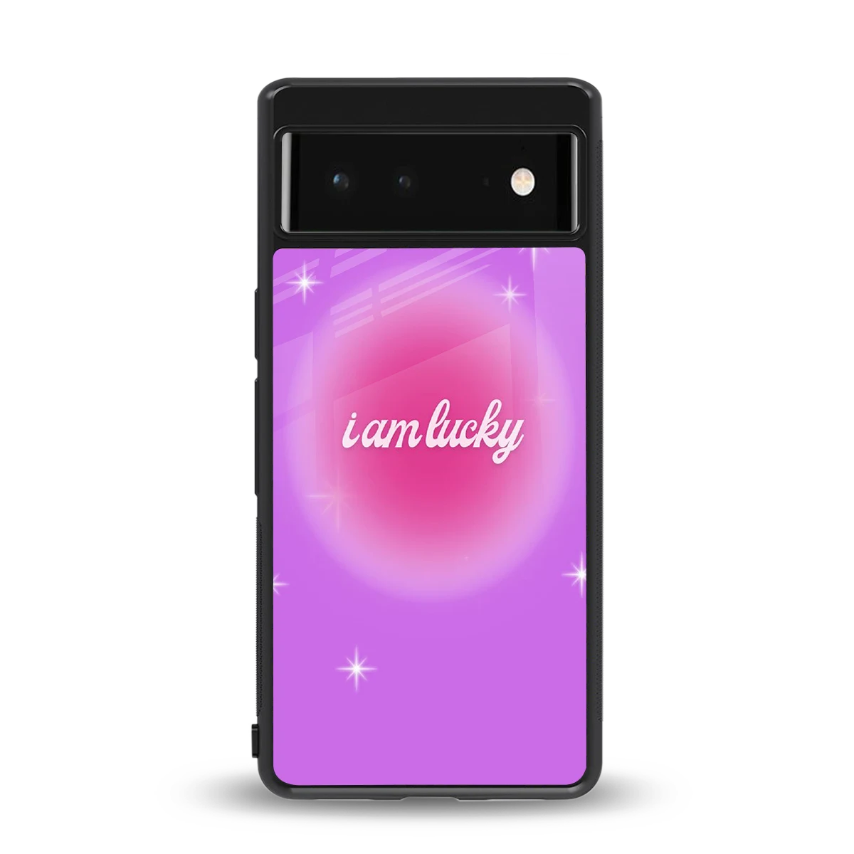 Lucky Me back phone cover | glass case for google pixel 6