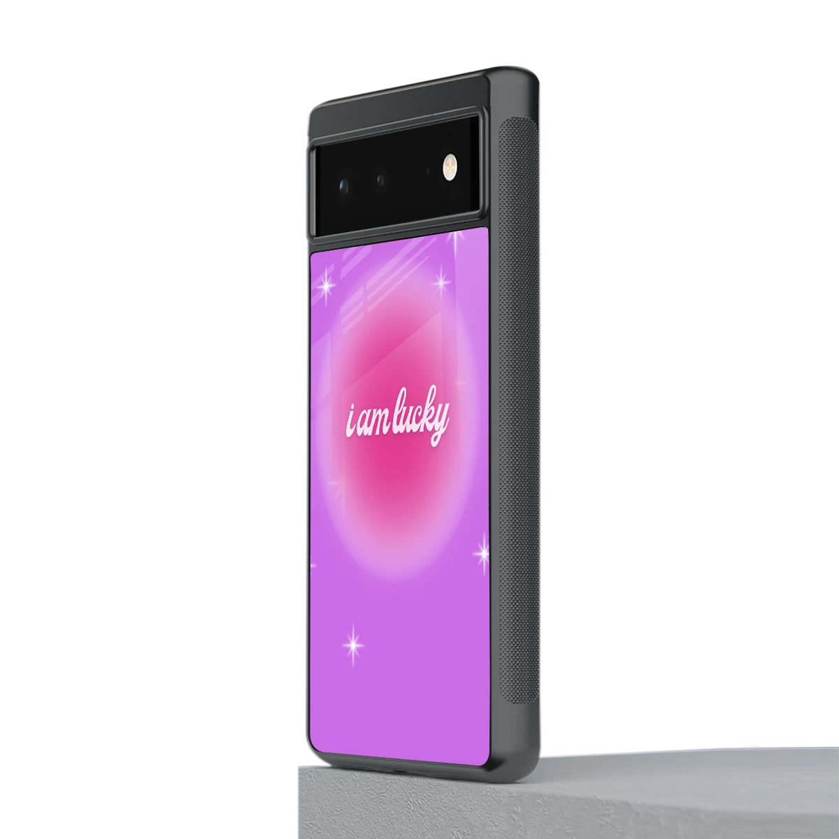Lucky Me stylish phone case for google pixel 6 | glossy glass and slim fit