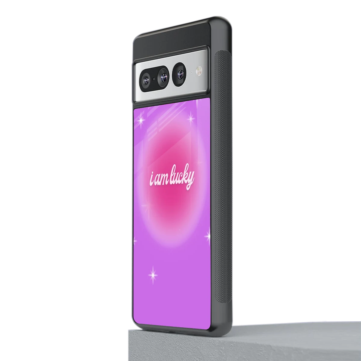 Lucky Me stylish phone case for google pixel 7 pro | glossy glass and slim fit