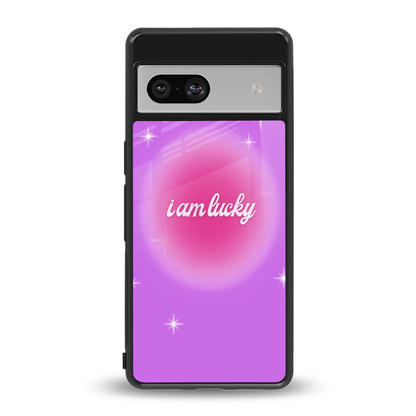 Lucky Me back phone cover | glass case for google pixel 7