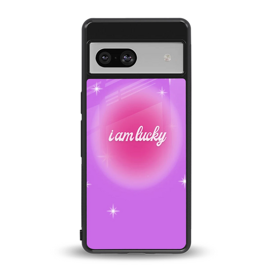 Lucky Me back phone cover | glass case for google pixel 7