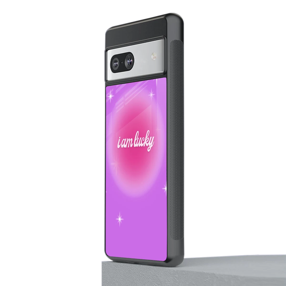 Lucky Me stylish phone case for google pixel 7 | glossy glass and slim fit