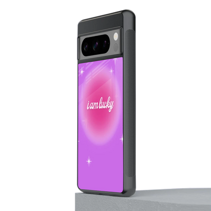 Lucky Me stylish phone case for google pixel 8 pro | glossy glass and slim fit