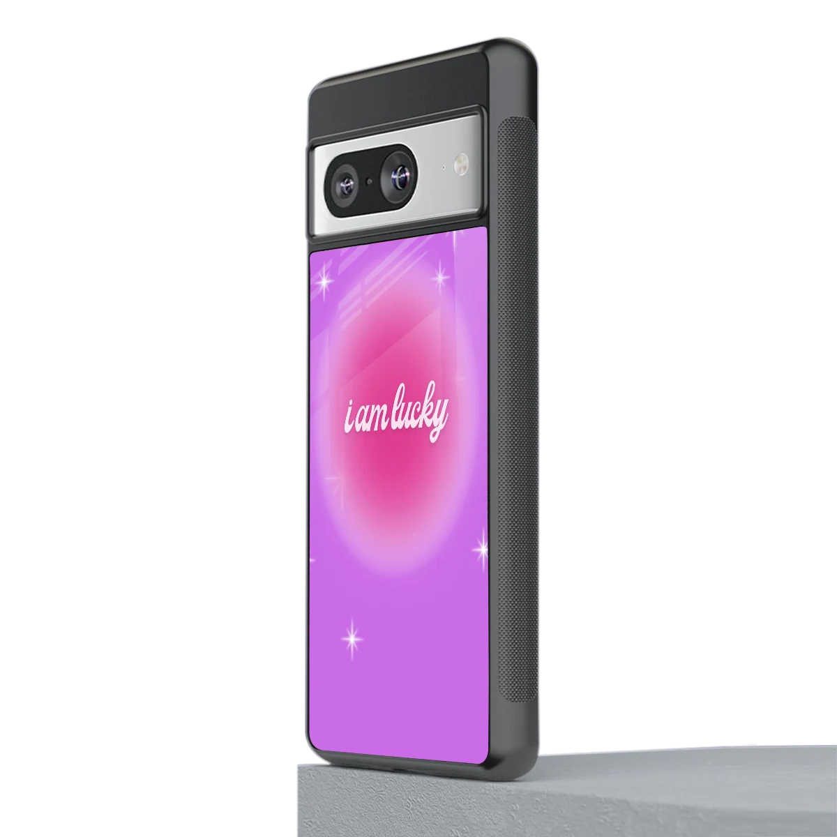 Lucky Me stylish phone case for google pixel 8 | glossy glass and slim fit