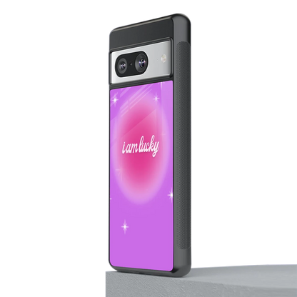 Lucky Me stylish phone case for google pixel 8 | glossy glass and slim fit