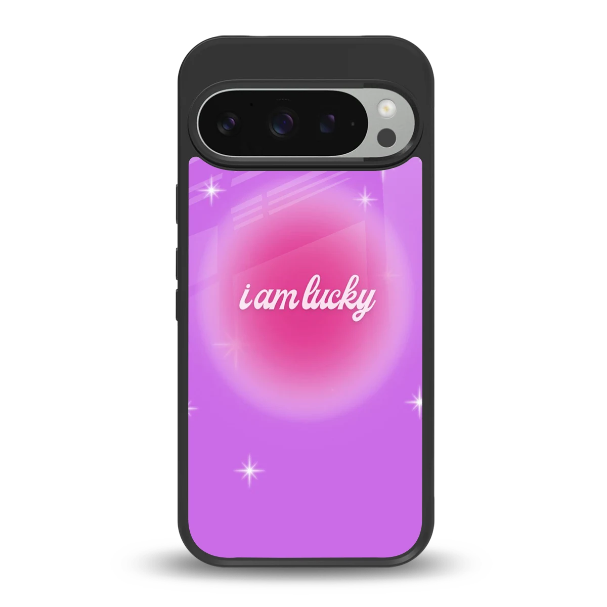 Lucky Me back phone cover | glass case for google pixel 9 pro xl