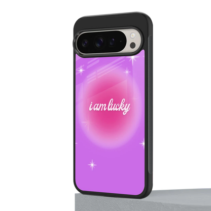 Lucky Me google pixel 9 pro mobile cover | shockproof glass phone case
