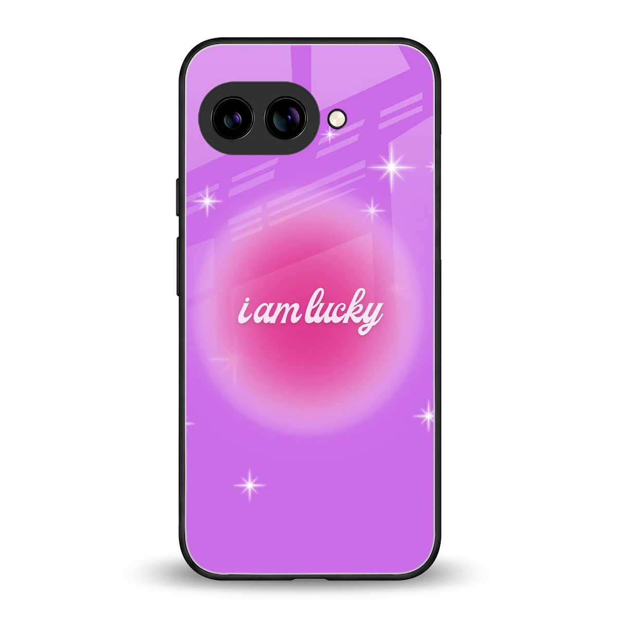 Lucky Me back phone cover | glass case for google pixel 10a