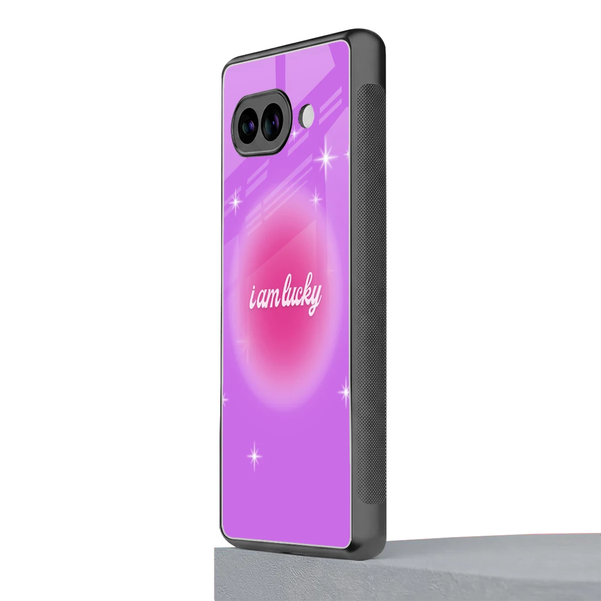 Lucky Me google pixel 10a mobile cover | shockproof glass phone case