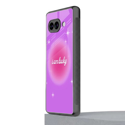 Lucky Me google pixel 10a mobile cover | shockproof glass phone case