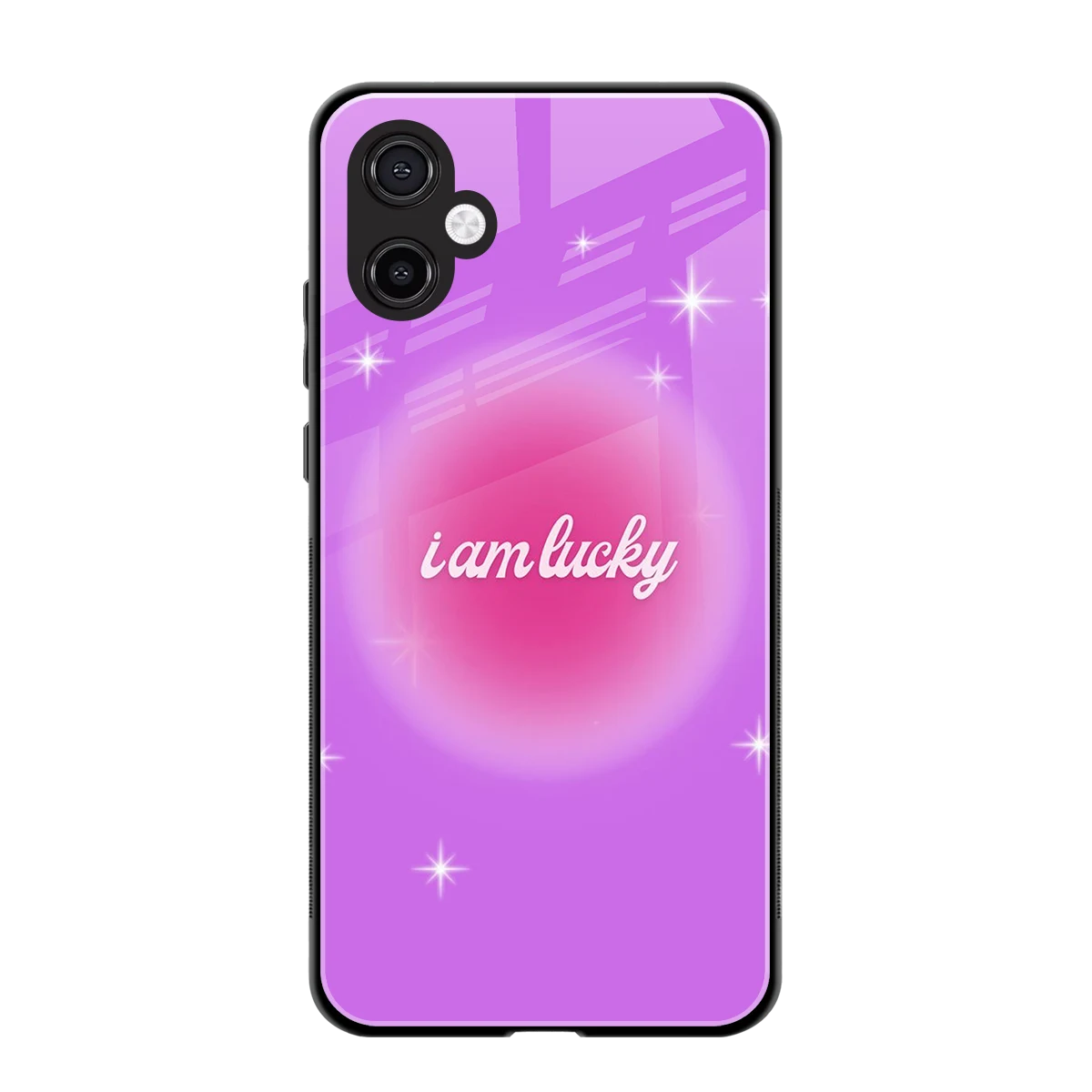 Lucky Me back phone cover | glass case for samsung galaxy a06 5g
