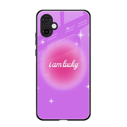 Lucky Me back phone cover | glass case for samsung galaxy a06 5g