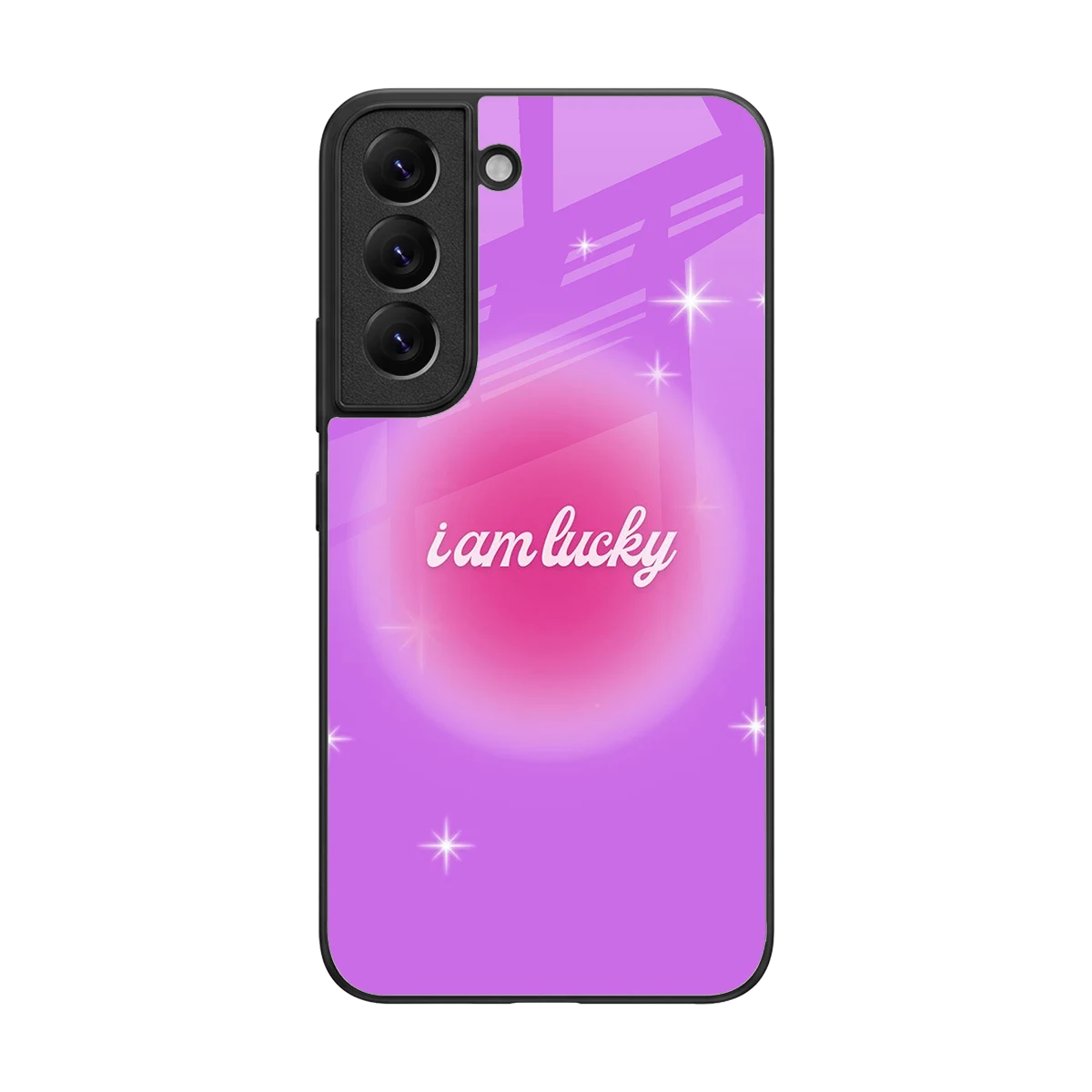 Lucky Me back phone cover | glass case for samsung galaxy s22