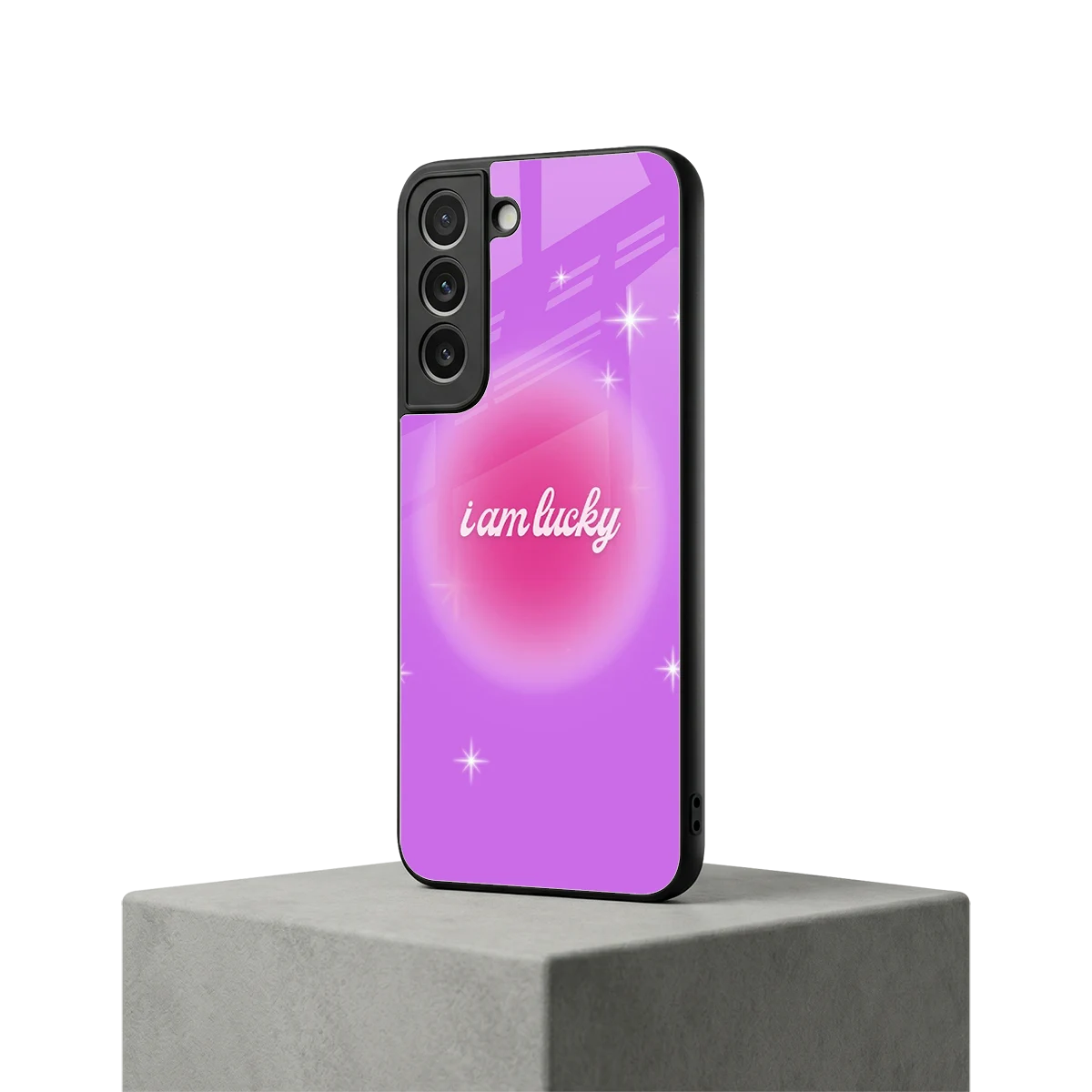 Lucky Me samsung galaxy s22 mobile cover | shockproof glass phone case