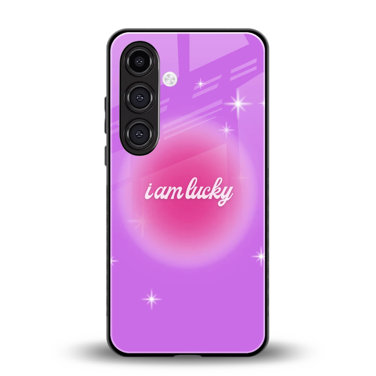Lucky Me back phone cover | glass case for samsung galaxy s24