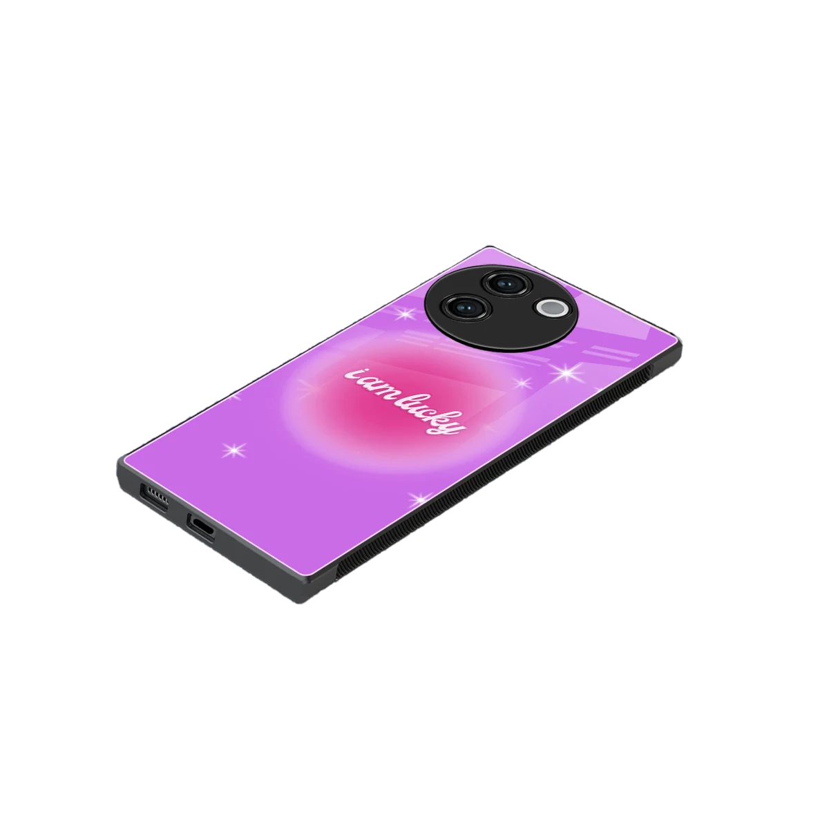Lucky Me stylish phone case for vivo v30e | glossy glass and slim fit
