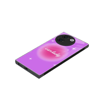 Lucky Me stylish phone case for vivo v30e | glossy glass and slim fit