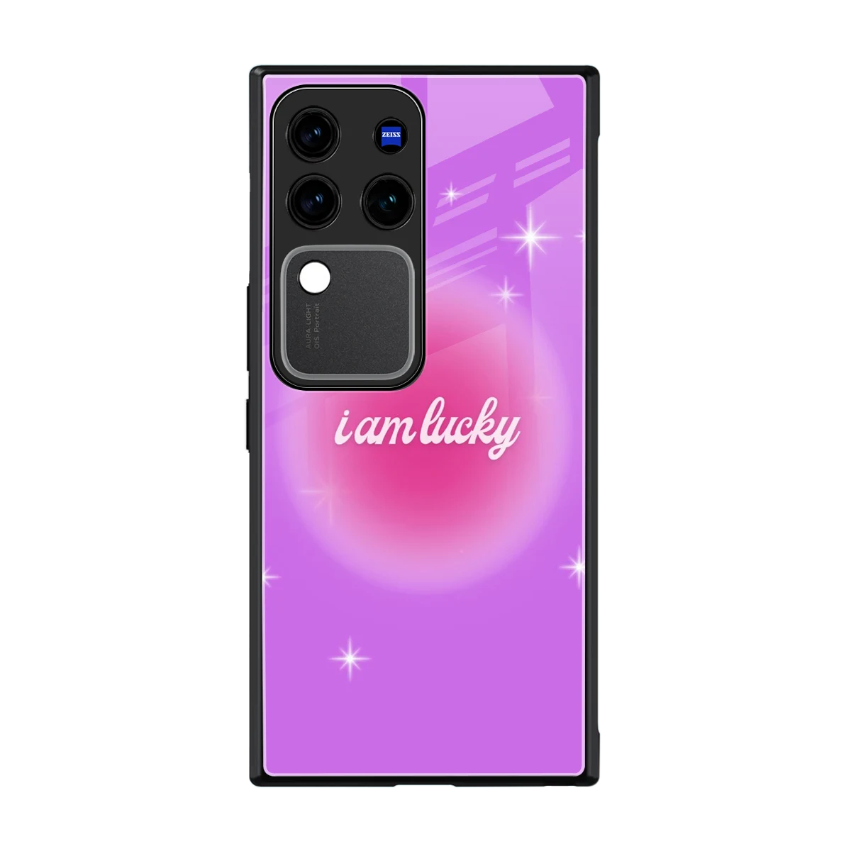 Lucky Me back phone cover | glass case forvivo v30 pro