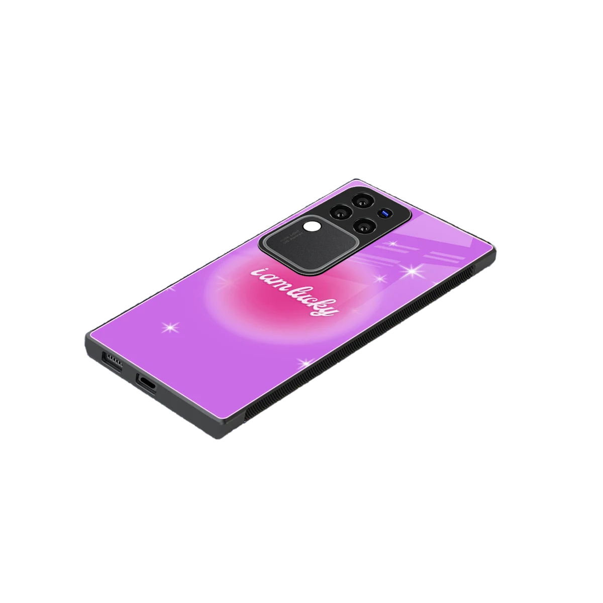 Lucky Me stylish phone case forvivo v30 pro | glossy glass and slim fit