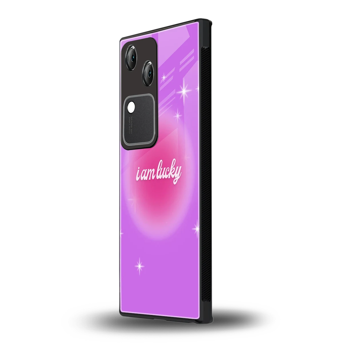 Lucky Me vivo v30 mobile cover | shockproof glass phone case