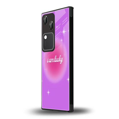 Lucky Me vivo v30 mobile cover | shockproof glass phone case