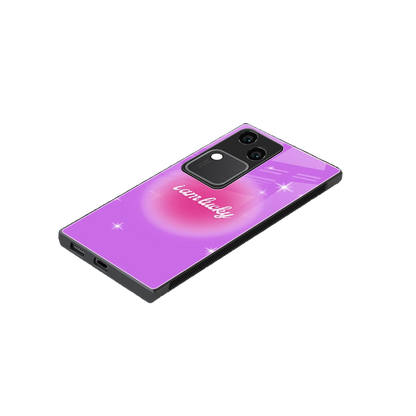 Lucky Me stylish phone case for vivo v30 | glossy glass and slim fit