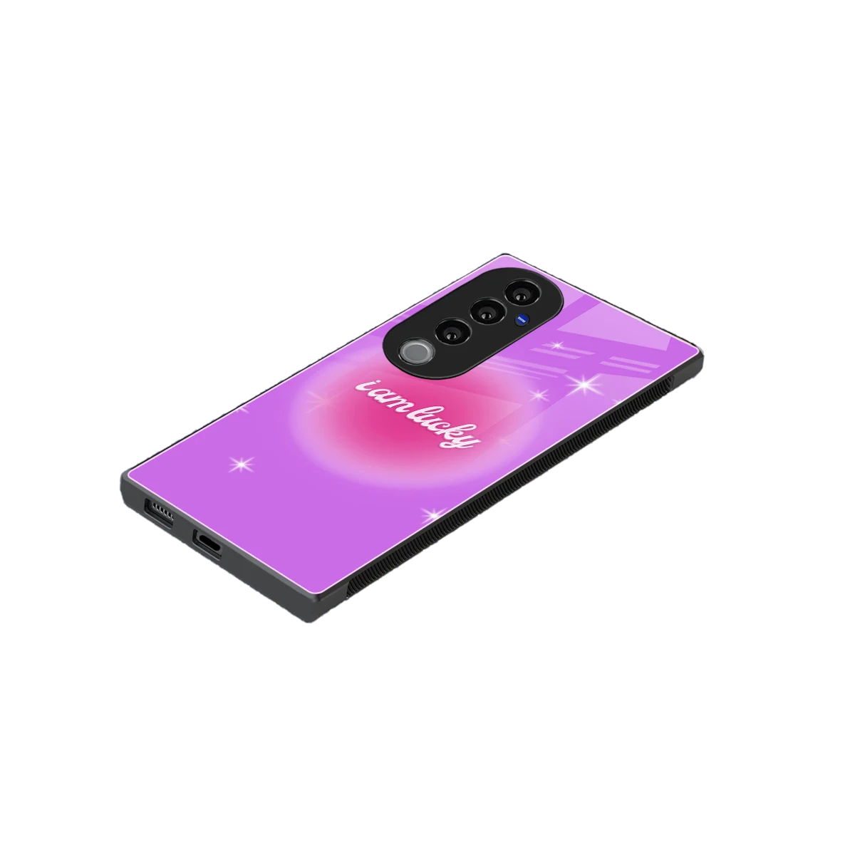 Lucky Me stylish phone case for vivo v40 pro | glossy glass and slim fit